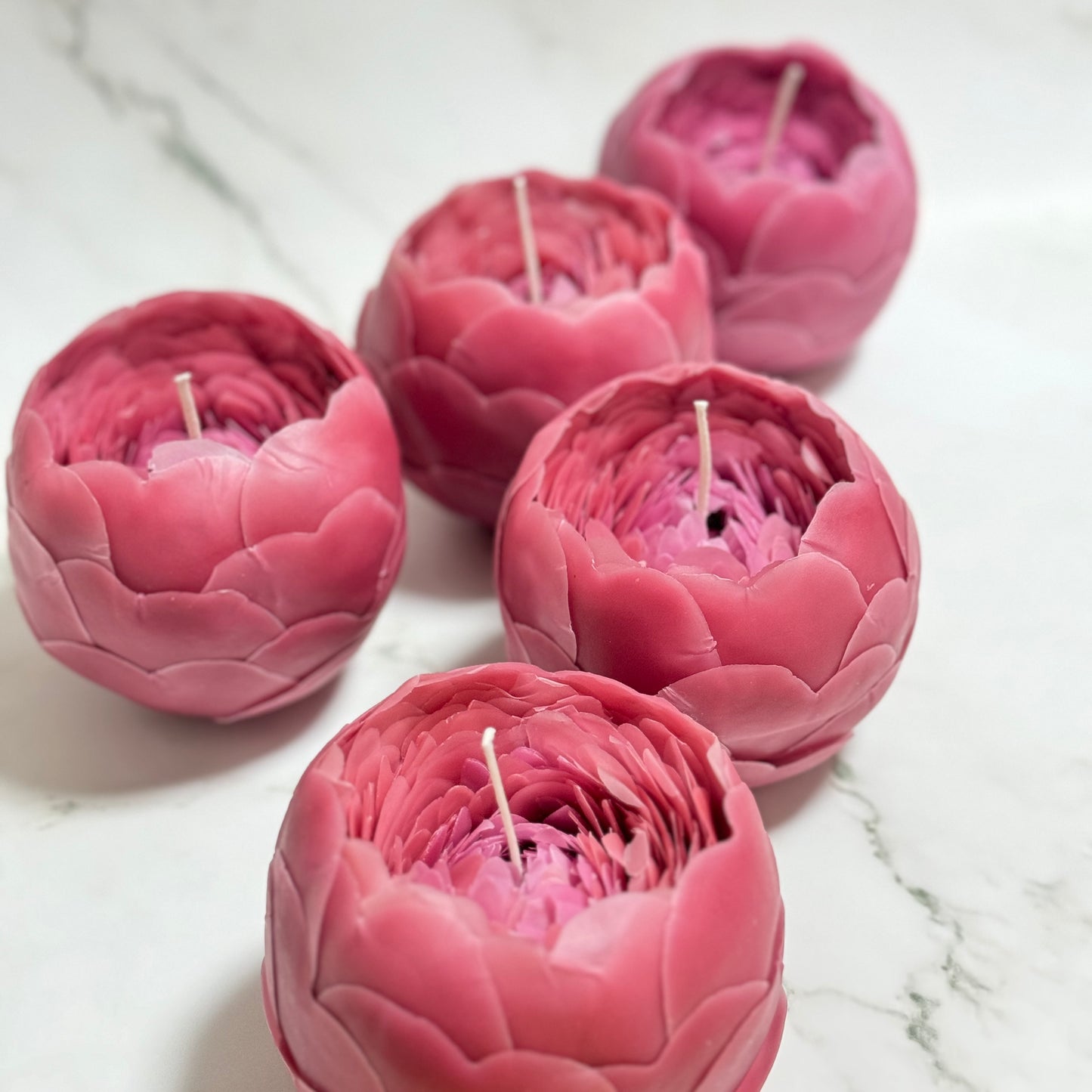 FlowerCandle: 芍薬(L)