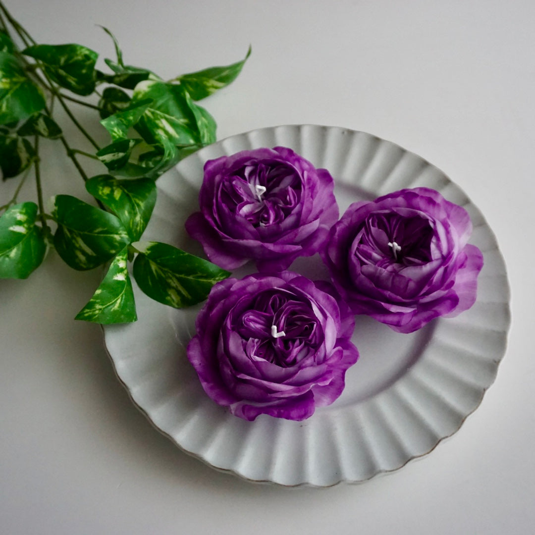 FlowerCandle：イヴピアジェ（バラ）