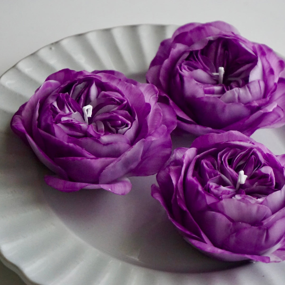 FlowerCandle：イヴピアジェ（バラ）