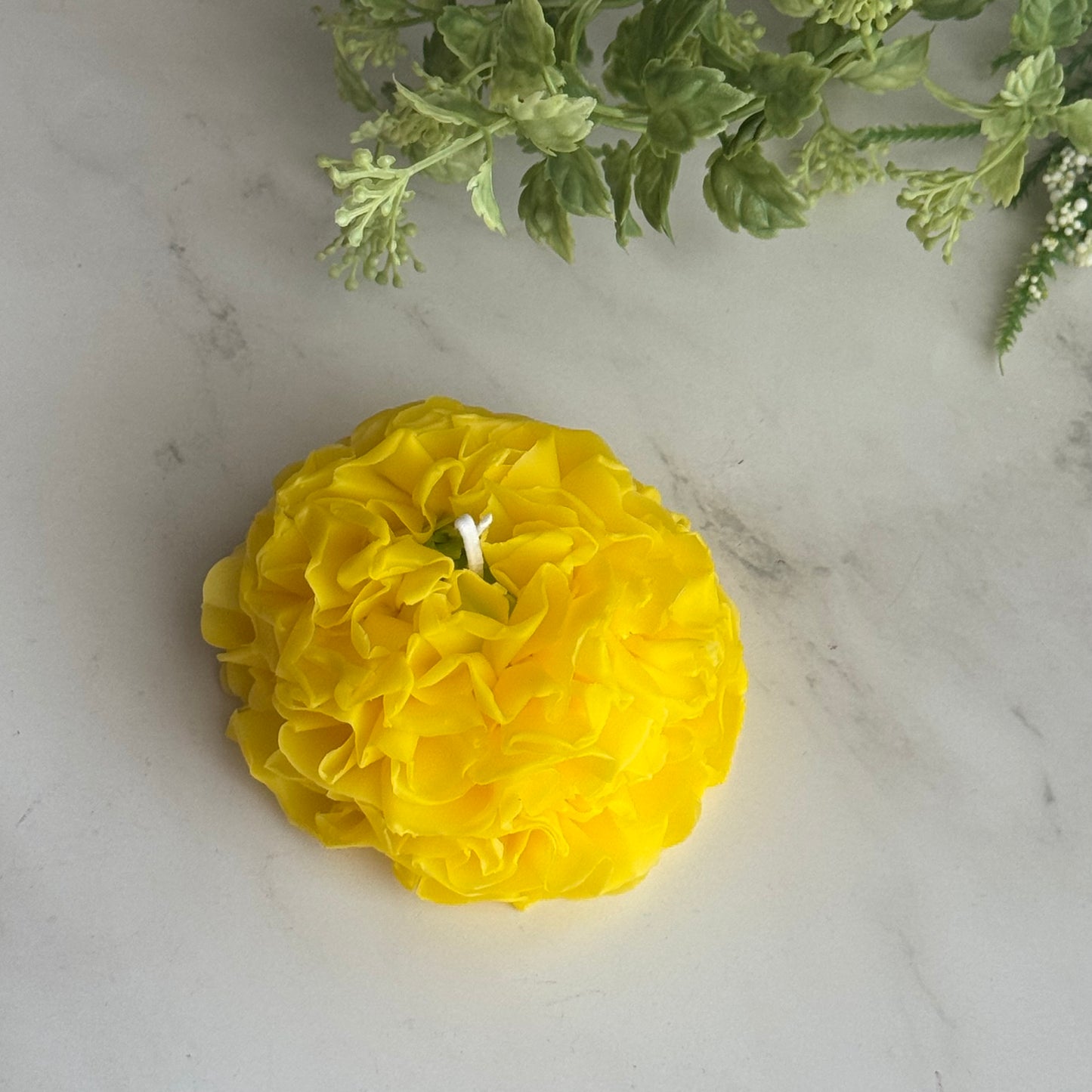 FlowerCandle：ポンポンルナ（ラナンキュラス）