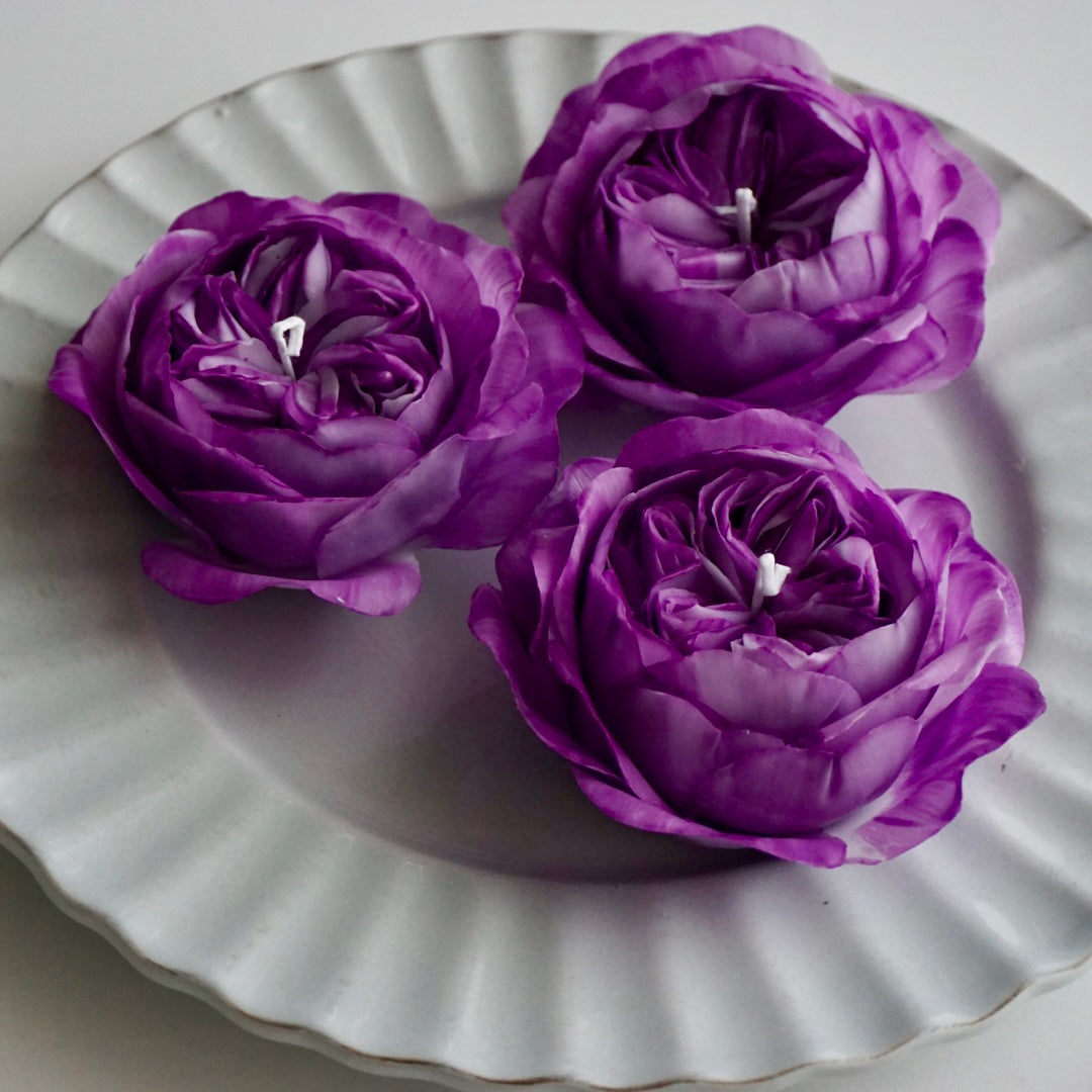 FlowerCandle：イヴピアジェ（バラ）