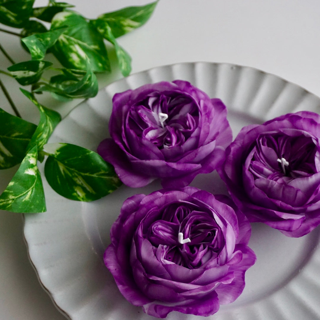 FlowerCandle：イヴピアジェ（バラ）